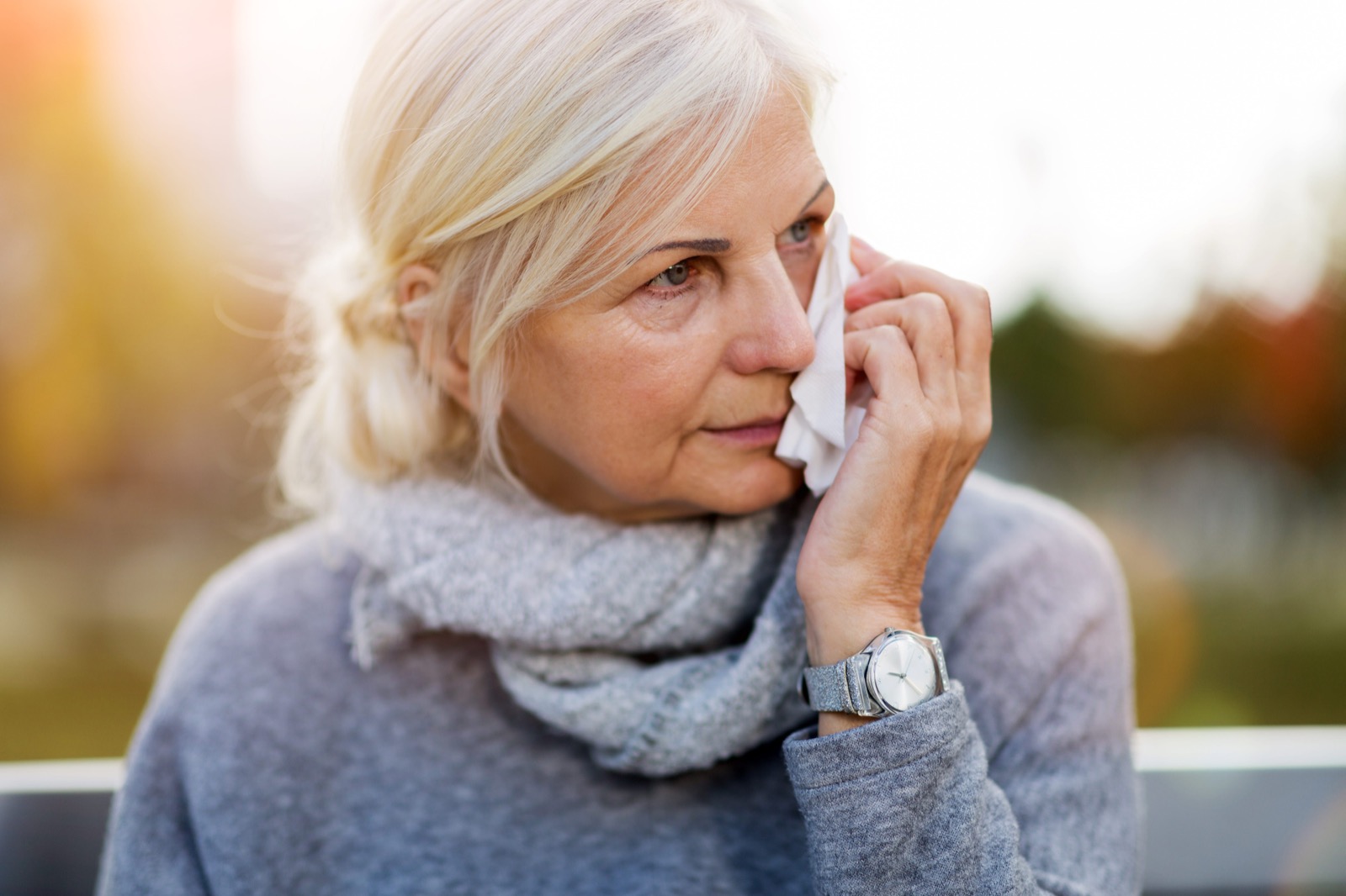 A person finding comfort and support through grief and loss therapy